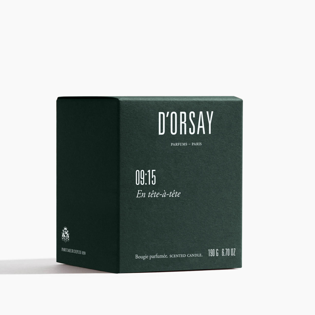 D'ORSAY 09:15 En tête-à-tête 190g Candle