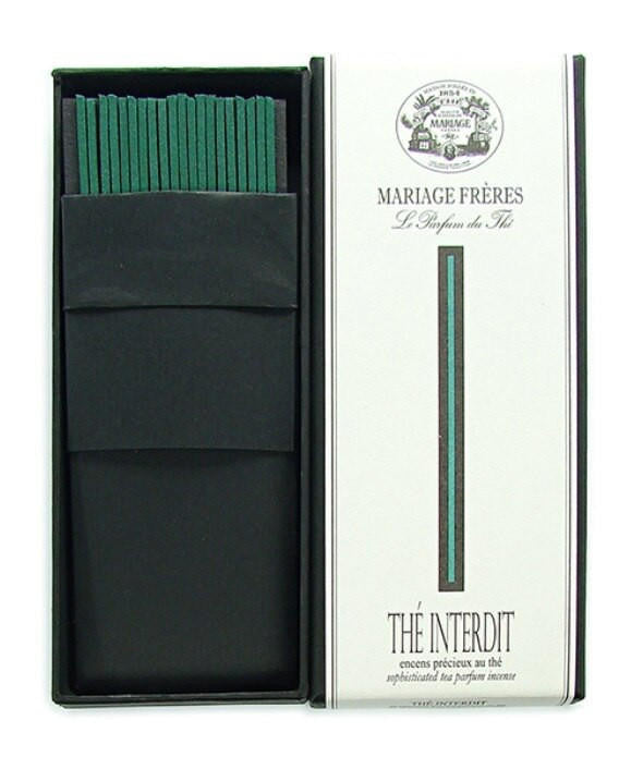 MARIAGE FRERES Mariage Freres INTERDIT TEA Precious Tea Scented Incense 20 Sticks