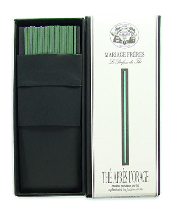MARIAGE FRERES Mariage Freres TEA AFTER THE ORAGE (Storm) Precious Tea Scented Incense 20 Sticks