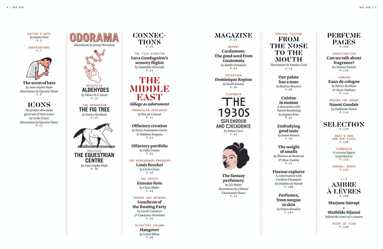 Nez- The Olfactory Magazine NEZ The Olfactory Magazine Issue 10 - From the Nose to the Mouth