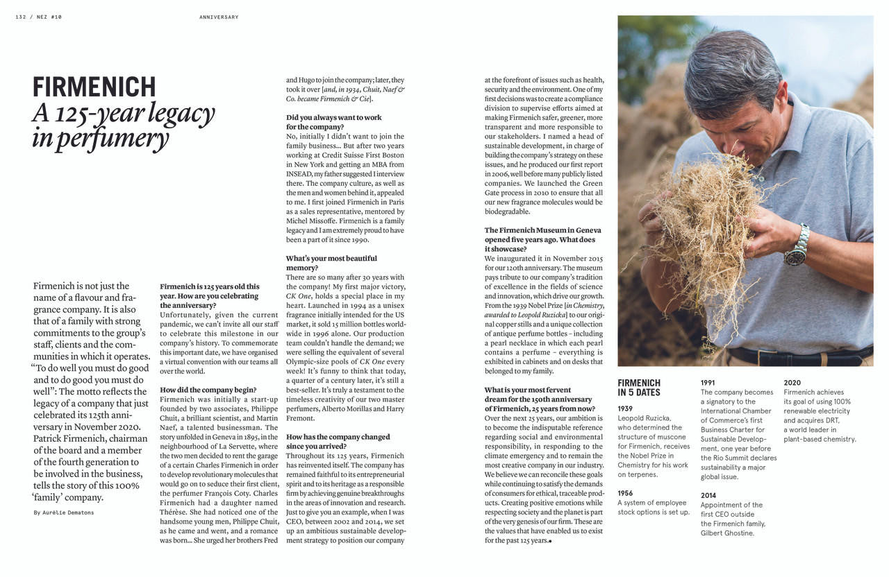 Nez- The Olfactory Magazine NEZ The Olfactory Magazine Issue 10 - From the Nose to the Mouth