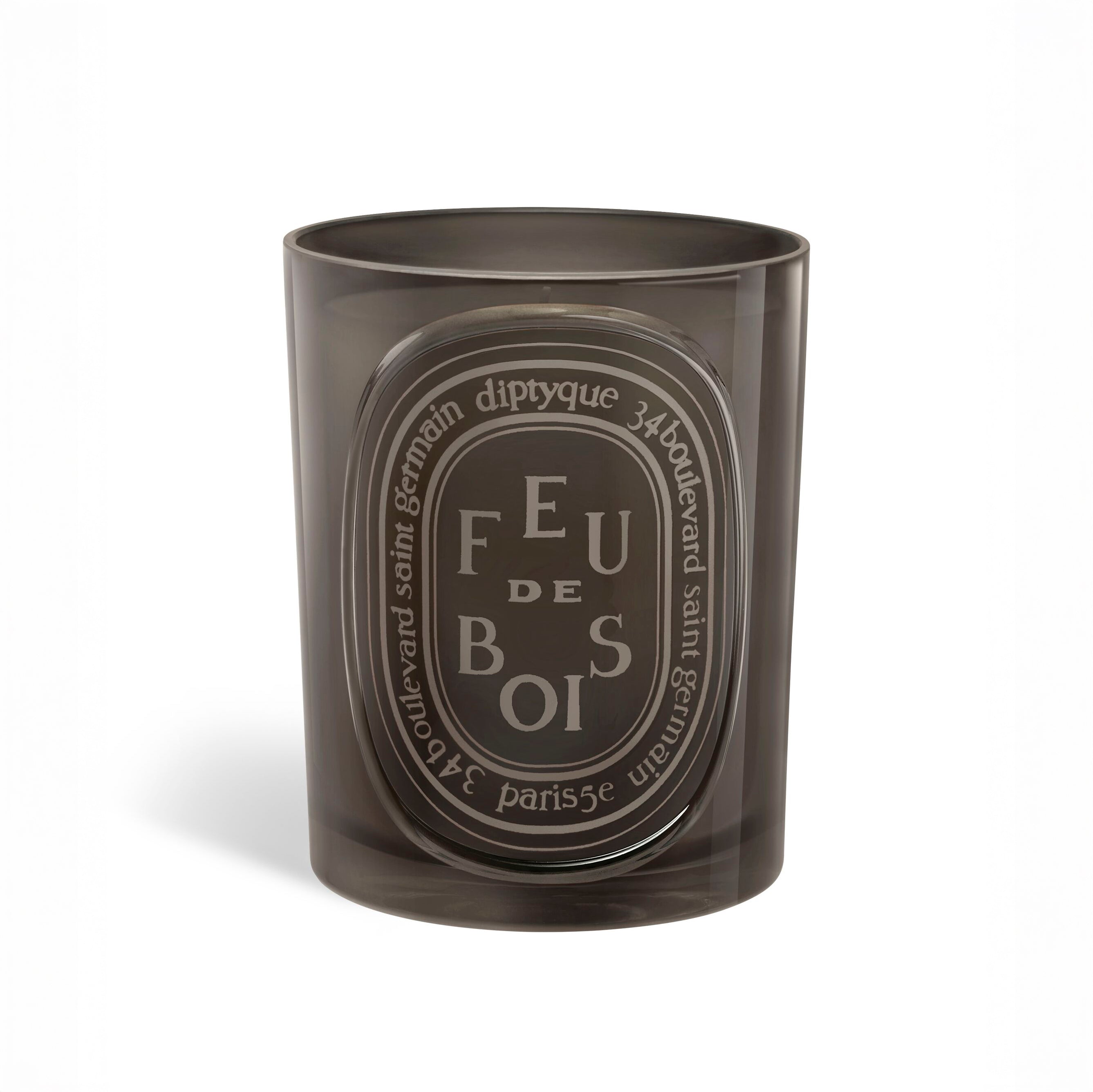diptyque カラーキャンドルフドブワ 3 00Gウッディ Diptyque Feu de Bois Grey Candle 300g | Firewood & Rare Woods