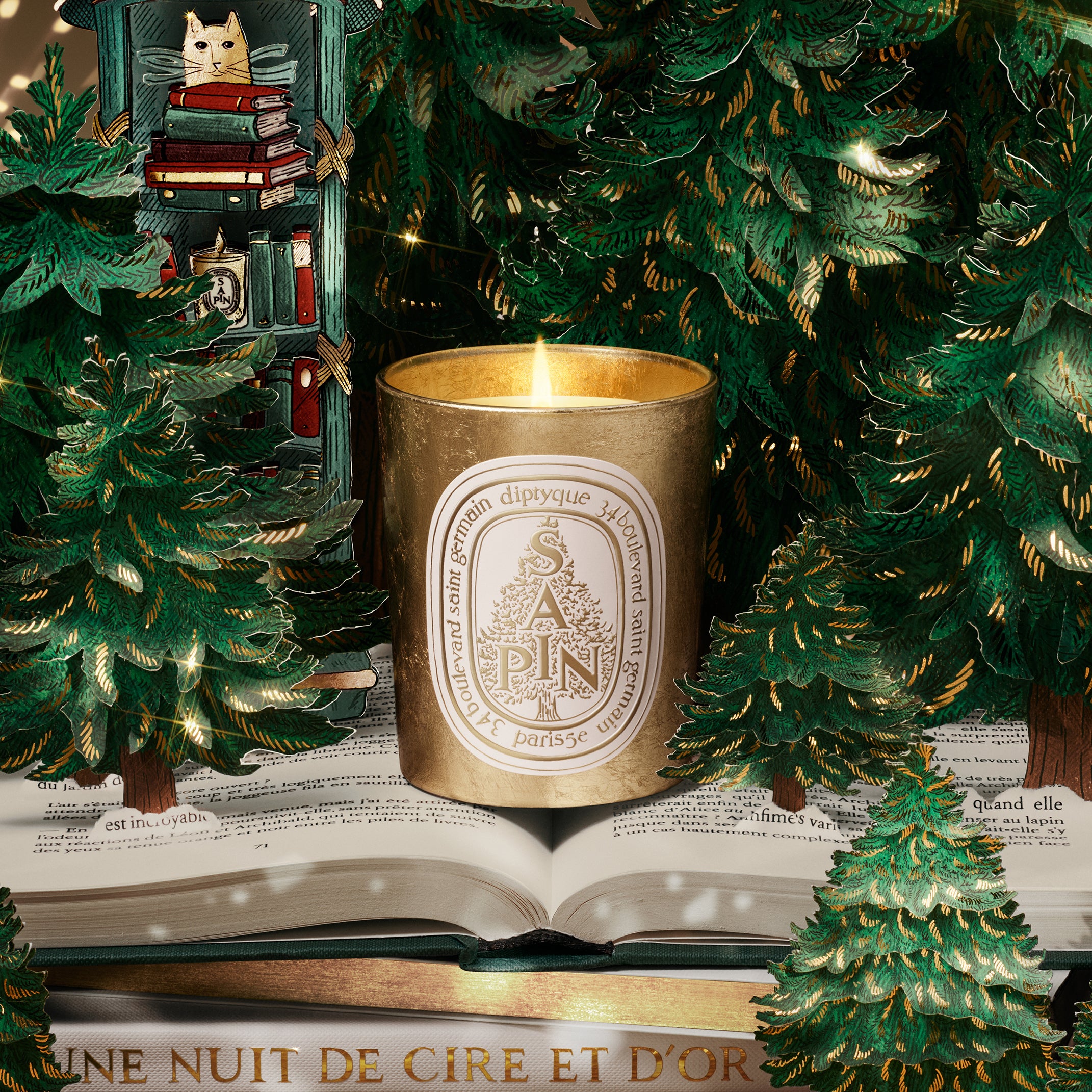 【新品未開封】Diptyque キャンドル sapin サパン190g ディプティック 限定版クラシック キャンドル Sapin(サパン