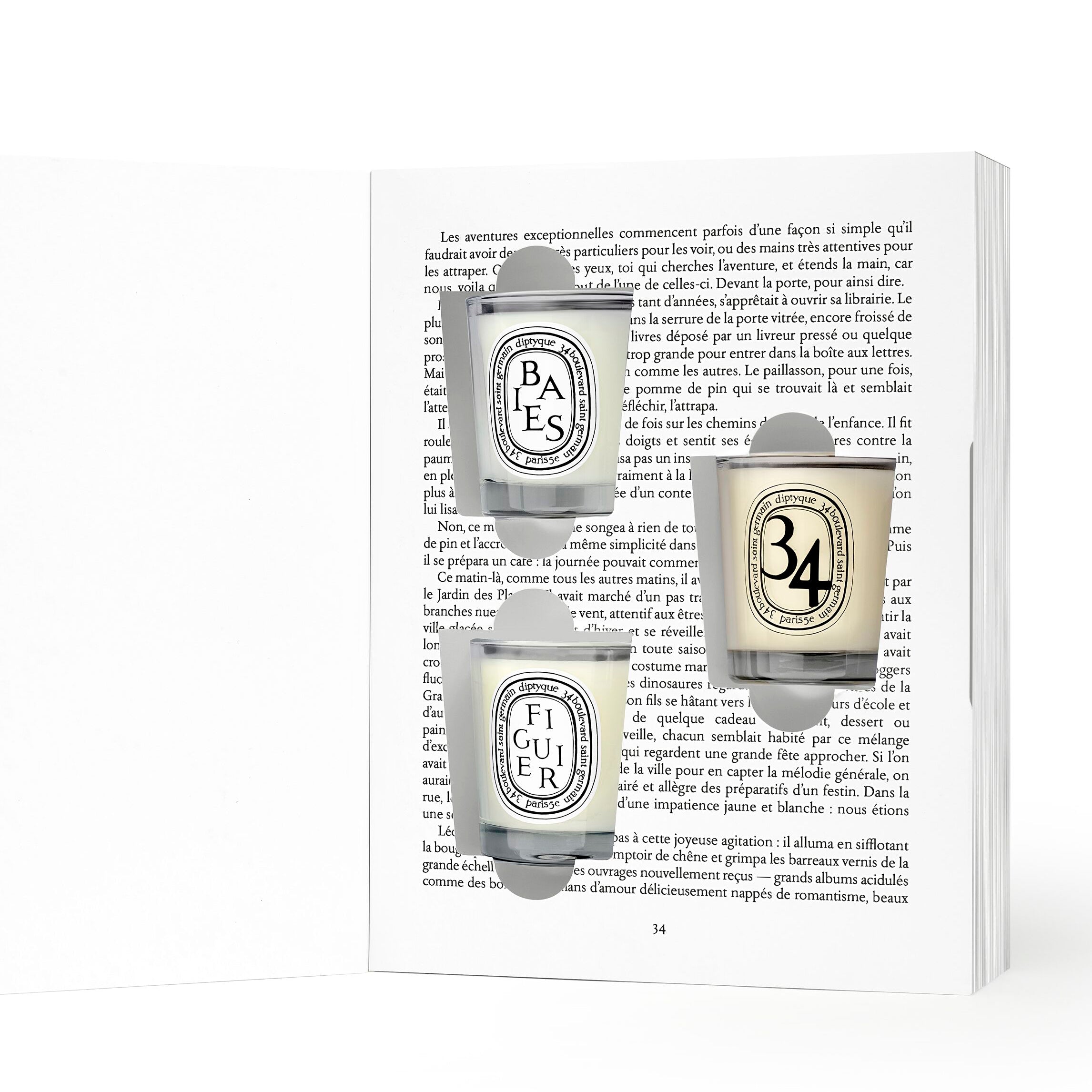 Diptyque Surprise Book Set of 3 Mini Candles Limited Edition 2025