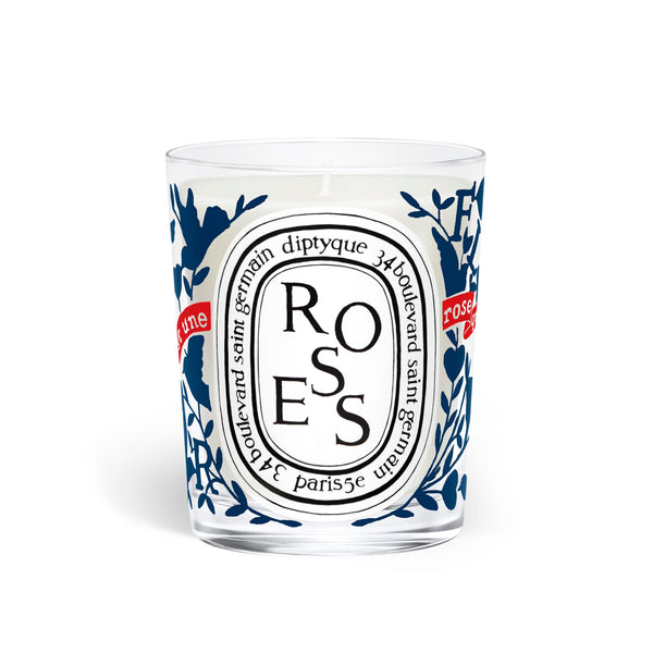 Diptyque Roses Limited Edition Candle 6.5oz | Dewy Rose Petals