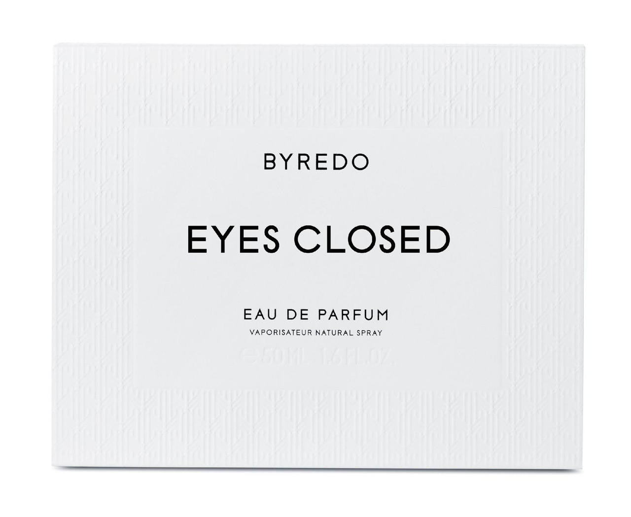 BYREDO EYES CLOSED Eau de Parfum | ZGO Perfumery