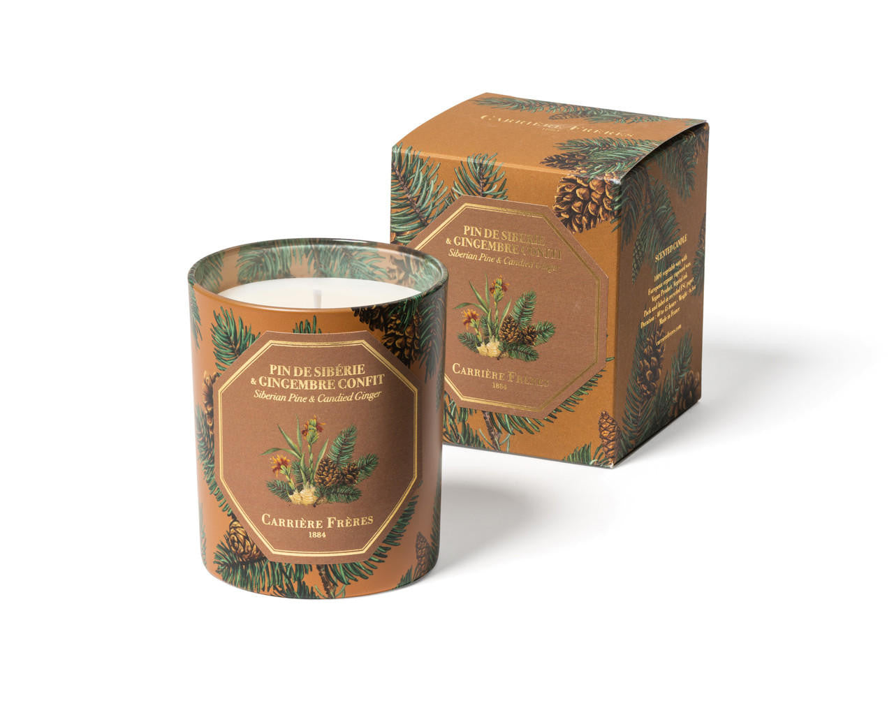  Carriere Freres - Siberian Pine & Candied Ginger Candle 6.5oz 