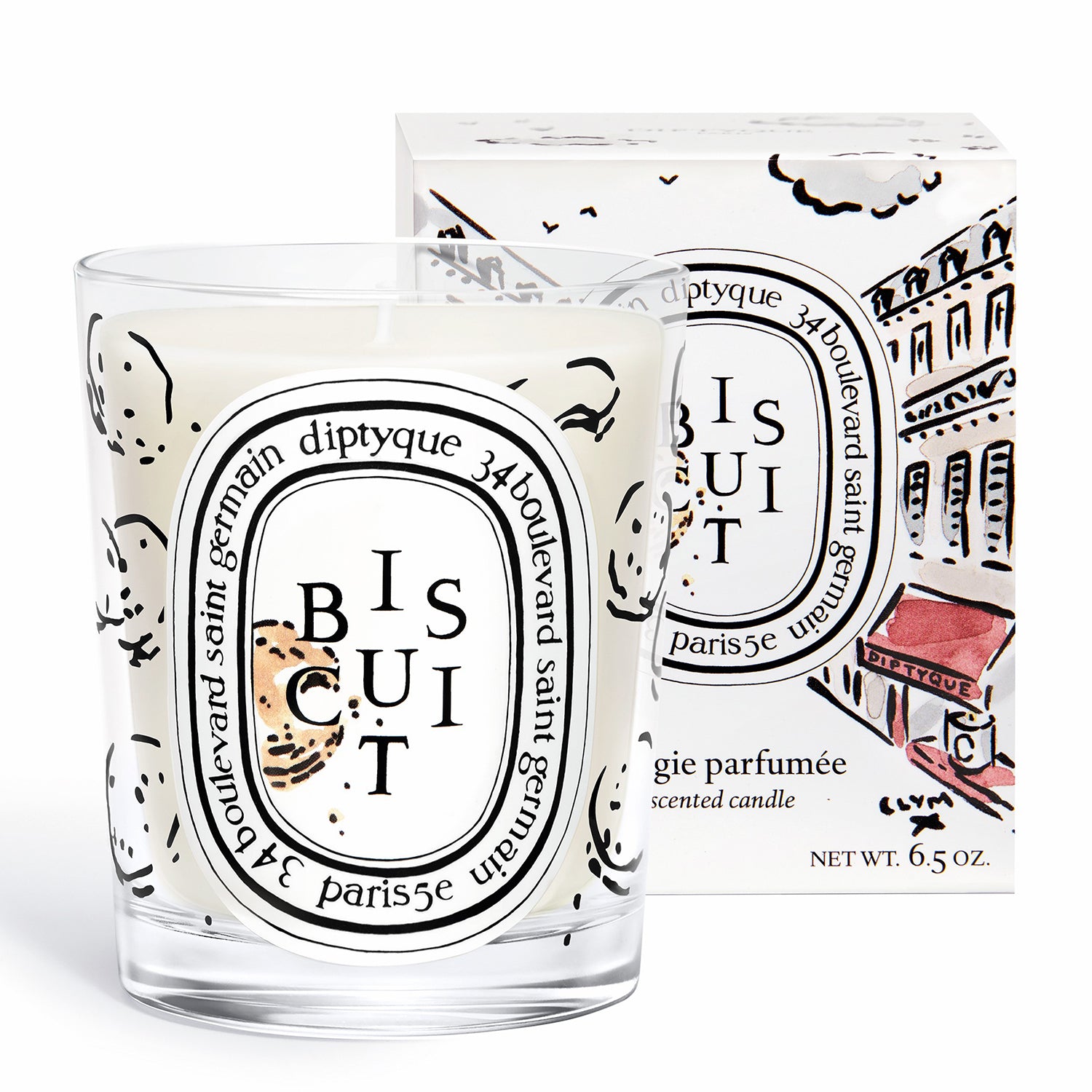 Diptyque Biscuit Candle 6.5oz