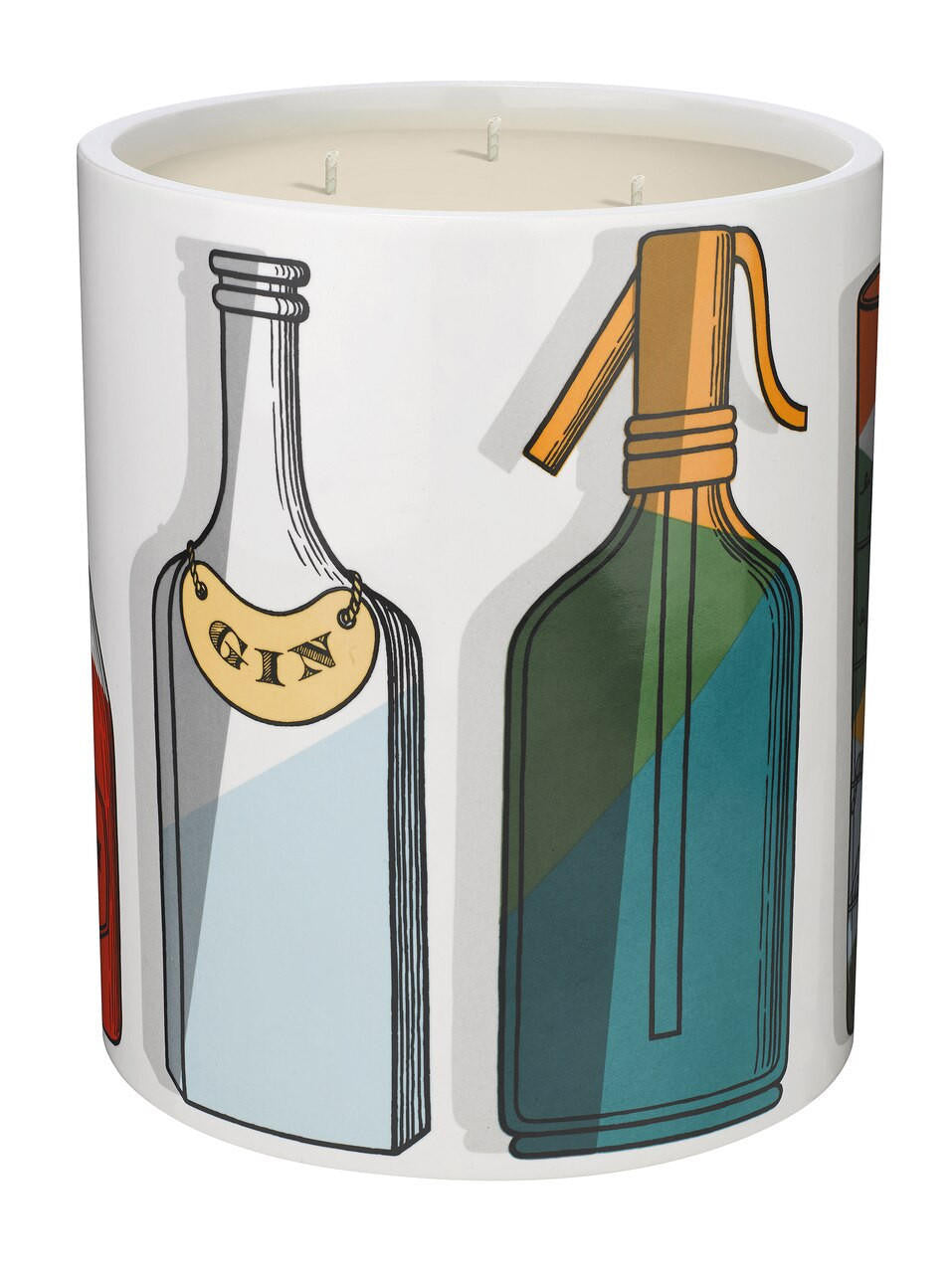  Fornasetti Cocktail Large Candle 