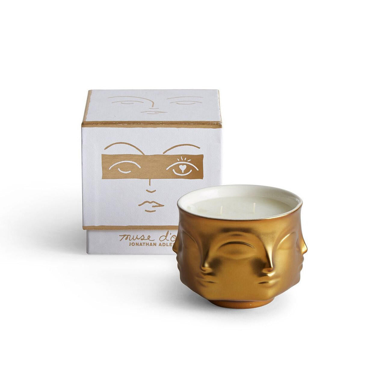  Jonathan Adler - GOLD Muse Candle 