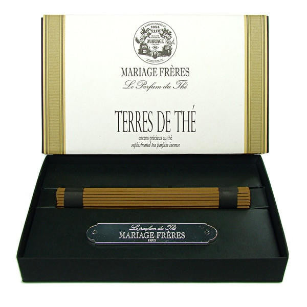 MARIAGE FRERES Mariage Freres TERRE (Earth) DE THE Precious Tea Scented Incense  50 Sticks 