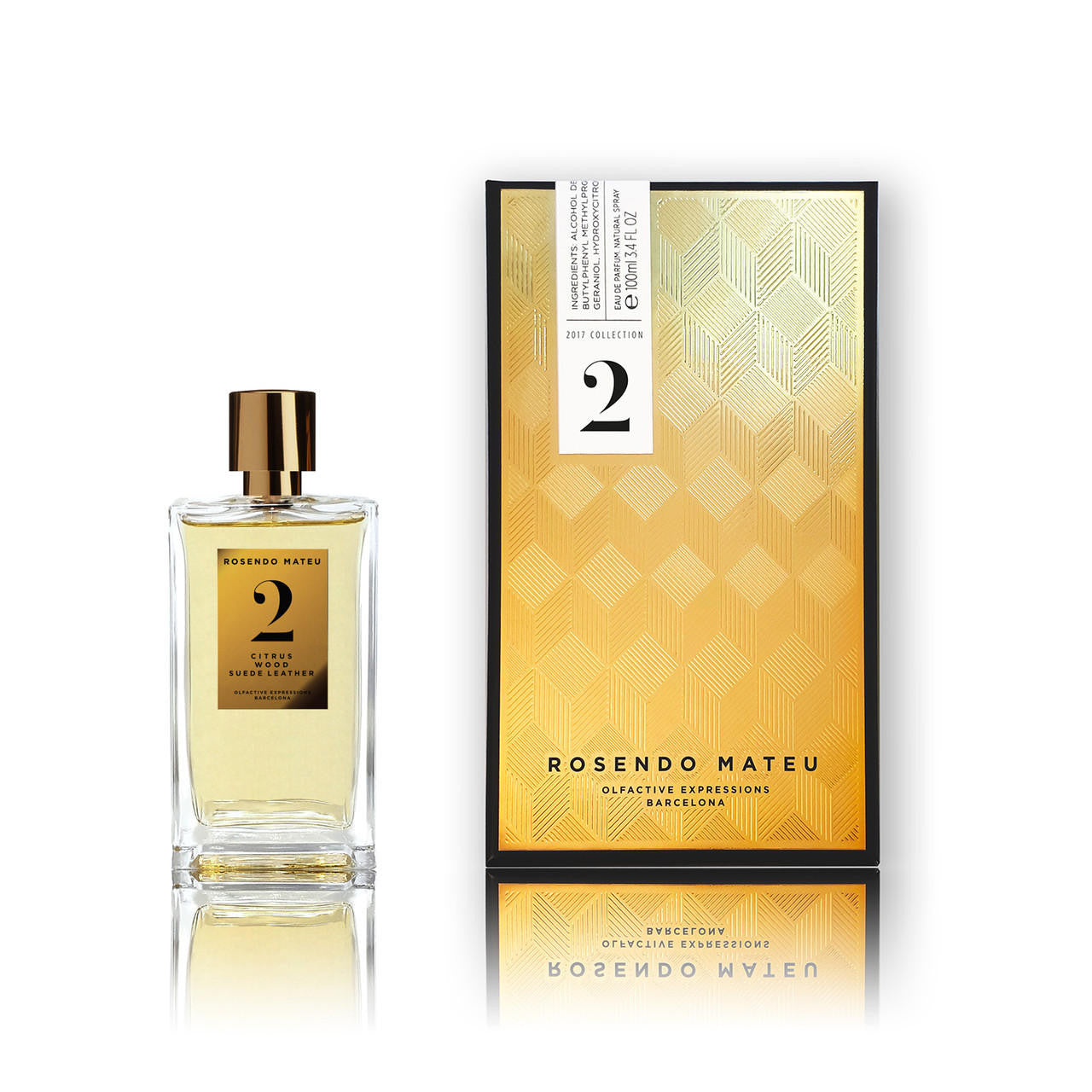 Nº 1 Bergamot, Tea Leaf, Sandalwood Rosendo Mateu 3.4 fl store oz EDP